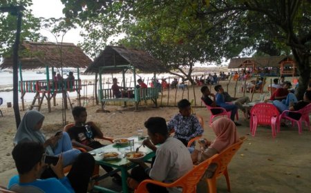 Pantai Jilbab, Pilihan Bersantai Remaja Abdya