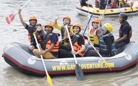 Serunya Wisata Arung Jeram Lukup Badak Aceh Tengah